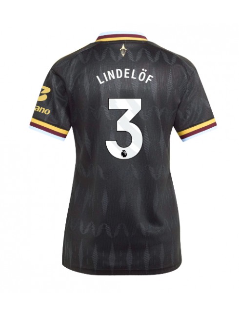 Zenske Futbalové oblečenie Aston Villa Victor Lindelof #3 2026-27 Krátky Rukáv - Preč Zenske Futbalové oblečenie Aston Villa Victor Lindelof #3 2026-27 Krátky Rukáv - Preč